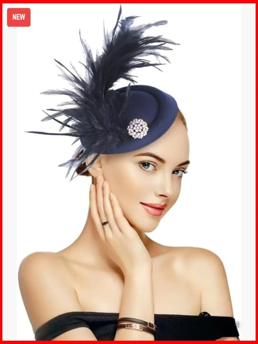 Derby Fascinator Hat, Lightweight Polyester, Handmade Tea Party Accessory